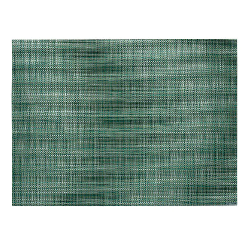 Mini Basketweave Rectangle Placemat, Ivy