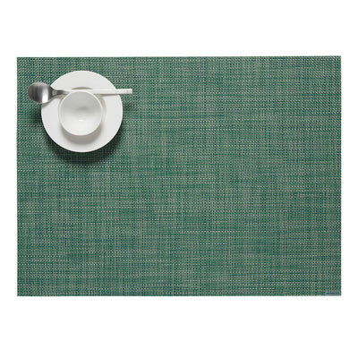 Mini Basketweave Rectangle Placemat, Ivy