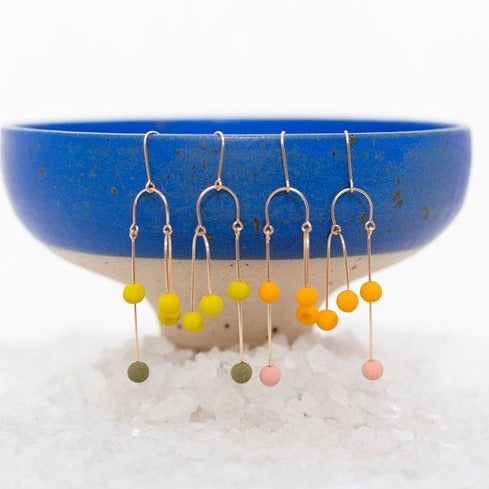 Mod Mobile Earrings in Multi Colors