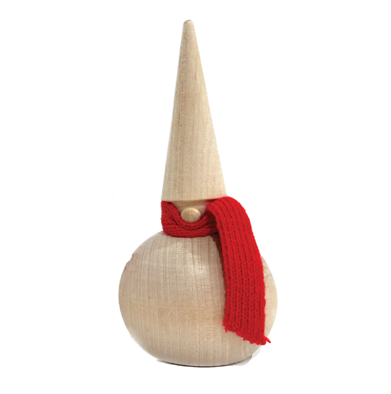 Tomte in Natural Wood