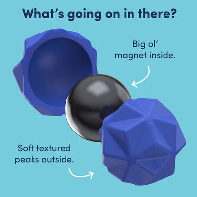 Odds Silicone Fidget Magnets, Blue Peaks