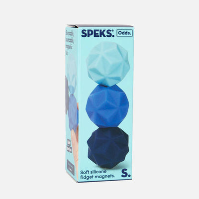 Odds Silicone Fidget Magnets, Blue Peaks