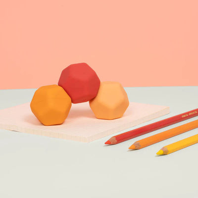Odds Silicone Fidget Magnets, Orange Planes