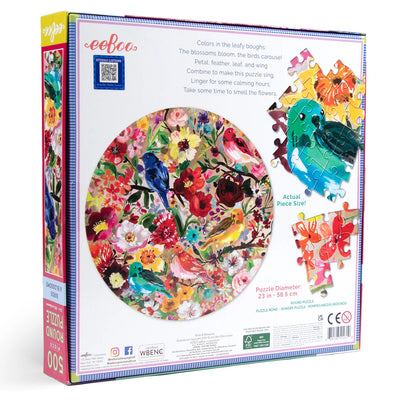 Birds and Blossoms 500 Piece Puzzle