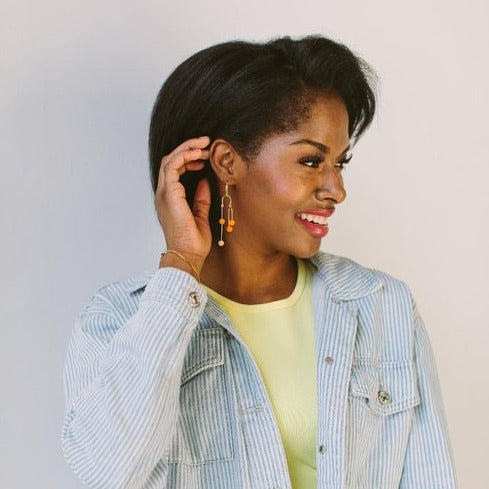 Mod Mobile Earrings in Multi Colors