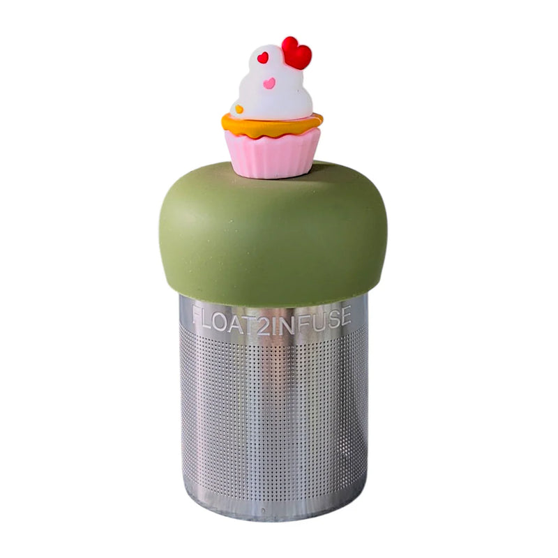 Pink Cupcake Floating Tea Infuser