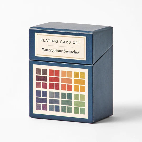 Watercolor Swatches Playing Cards