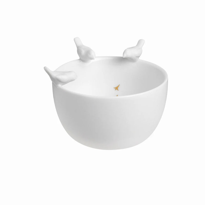 Porcelain Stories Decorative Bird Bowl Small