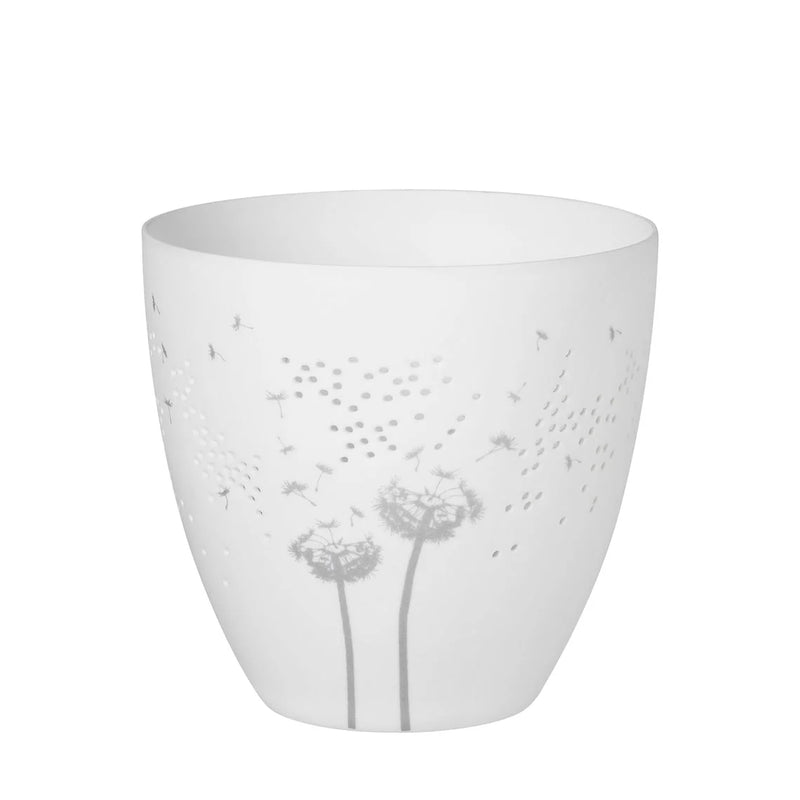 Poetry Tealight Holder with Dandelion Design