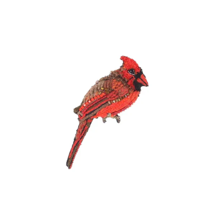 Red Cardinal Brooch Pin