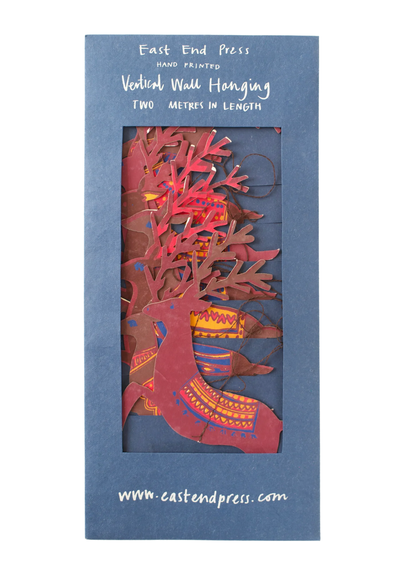 Reindeer Vertical Wall Hanging