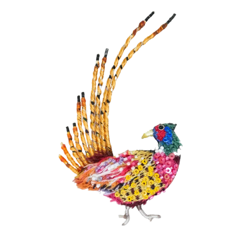 Ring Necked Pheasant Brooch Pin