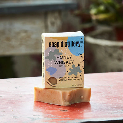 Honey Whiskey Soap Bar by Soap Distillery