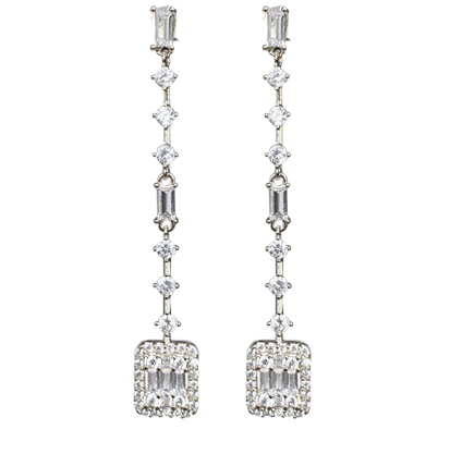 Crystal Dangly Earrings