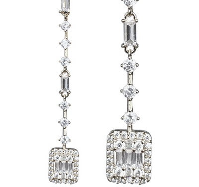 Crystal Dangly Earrings