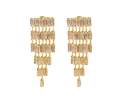 Crystal Dangly Earrings