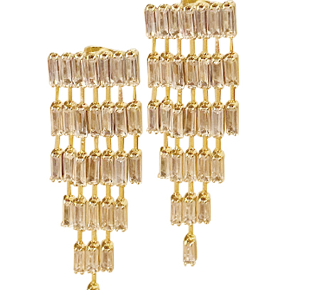 Crystal Dangly Earrings