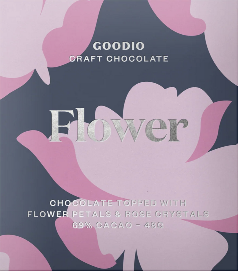 Flower Chocolate Bar by Goodio