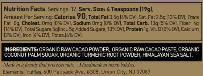 Turmeric Infused Vegan Drinking Chocolate