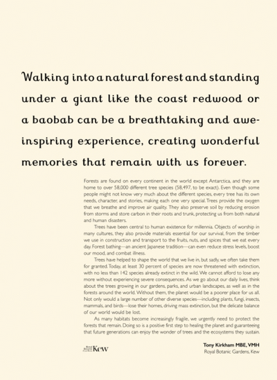 Arboretum, A Welcome to the Museum Book