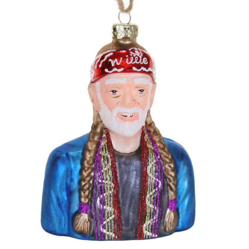 Willie Nelson Ornament