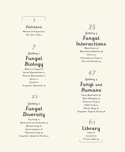Fungarium, A Welcome to the Museum Book