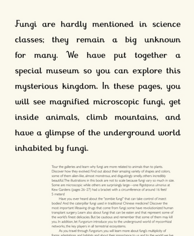 Fungarium, A Welcome to the Museum Book