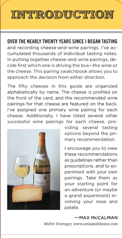 Wine + Cheese Swatchbook: 50 Pairings to Delight Your Palate