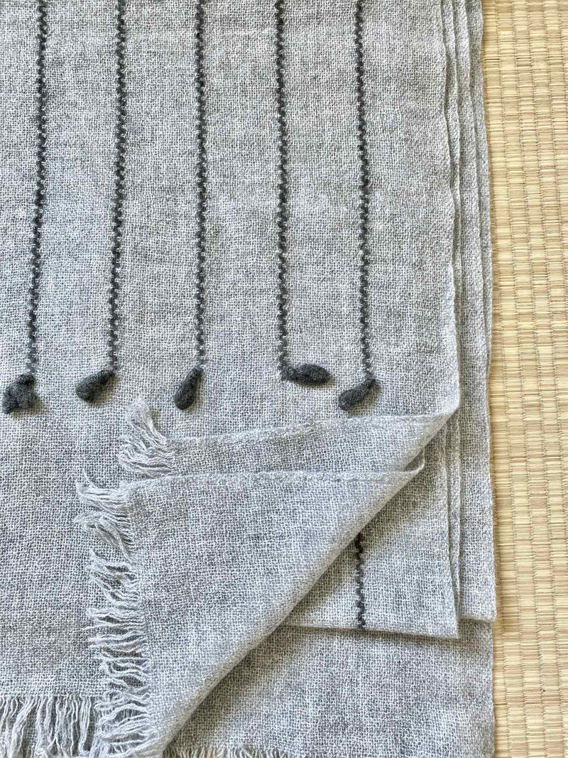 Seedling Cashmere Scarf - Pewter