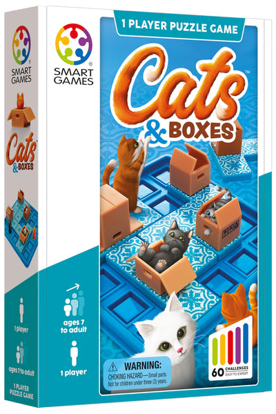 Cats & Boxes Puzzle Game