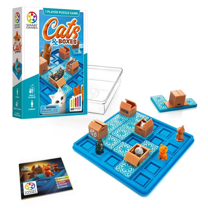 Cats & Boxes Puzzle Game