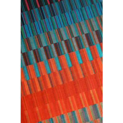 Sunset Tide Cotton Silk Scarf