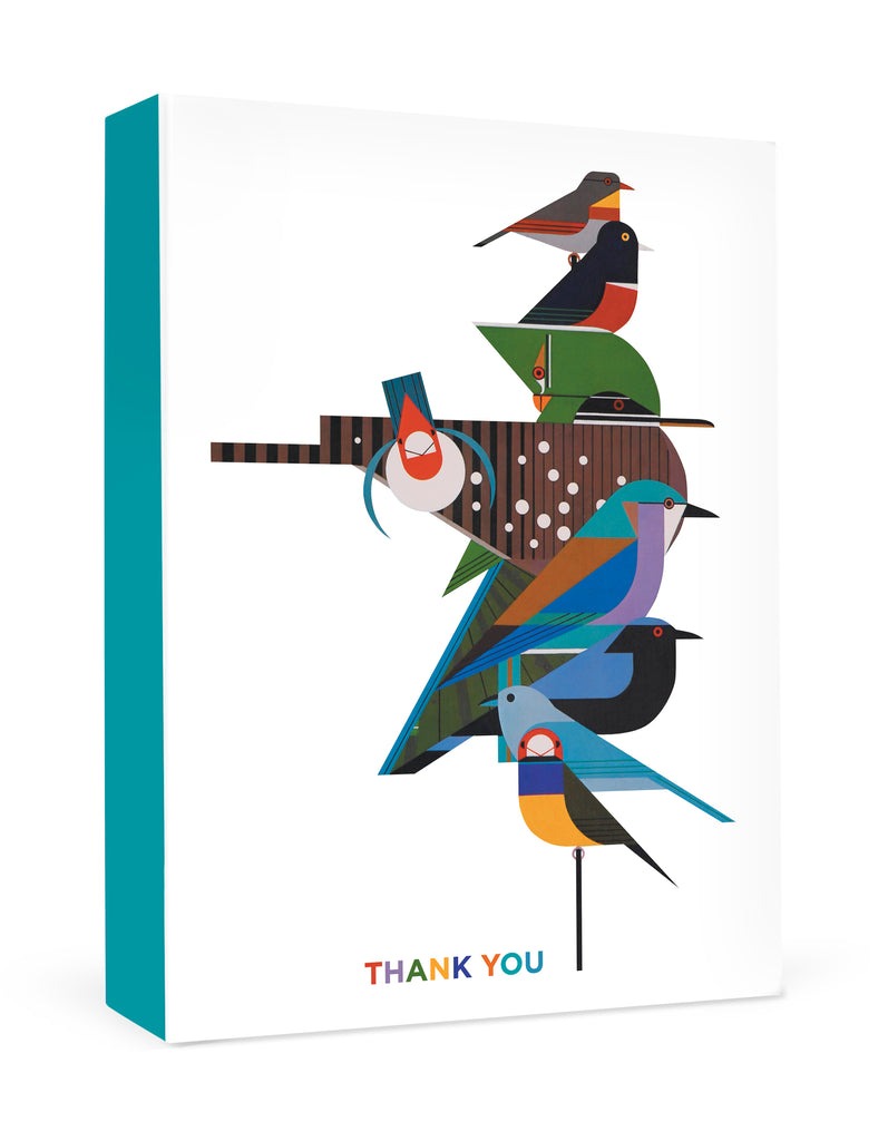 Charley Harper: Rainforest Birds Thank You Cards