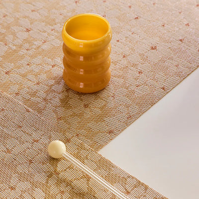 Flora Rectangle Placemat, Almond