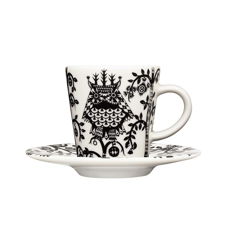 Iittala, Taika: Espresso Cup with Saucer in Black