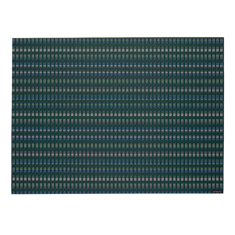 Tambour Rectangle Placemat, Ivy