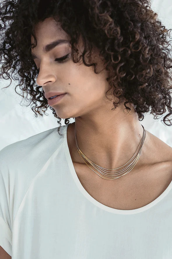 Aries Necklace in Black