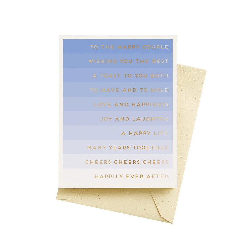 Wedding Stripes Card