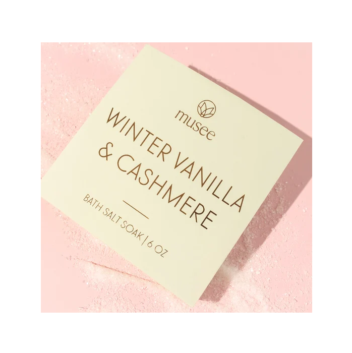 Winter Vanilla & Cashmere Mini Bath Salt Soak