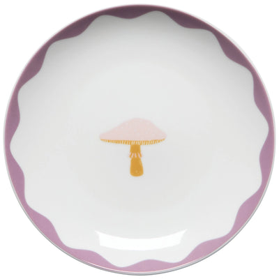 *Mushroom Gems Appetizer Plates Set of 4