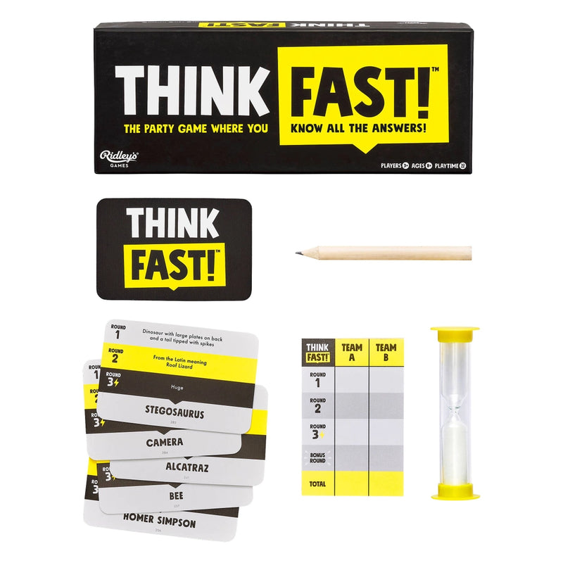 Think Fast! Card Game
