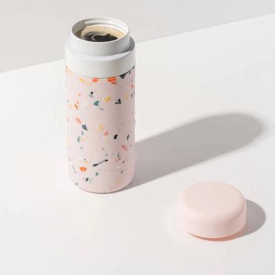 Insulated Ceramic Stainless Steel Bottle in Blush