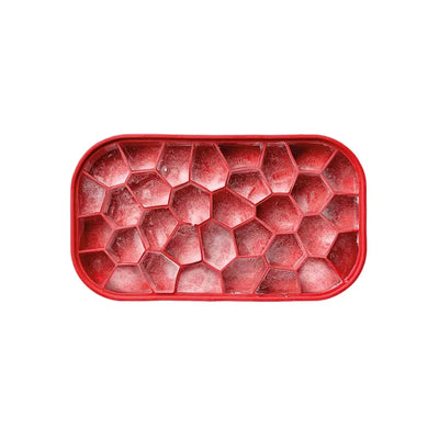 Ice Maker + Ice Tray in Red