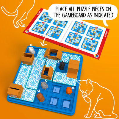 Cats & Boxes Puzzle Game