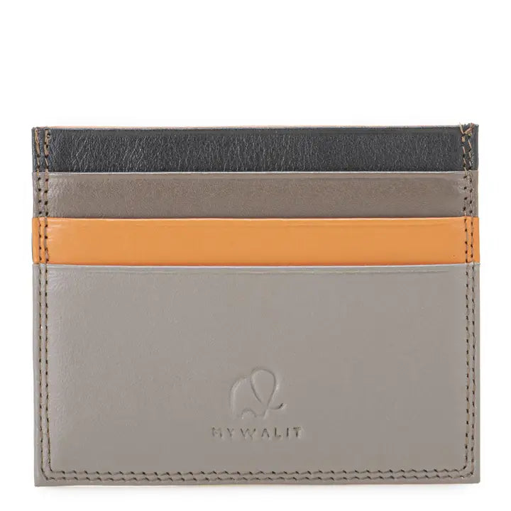 Double Sided Credit Card Holder in Fumo