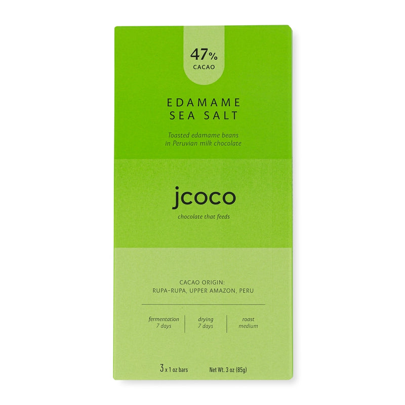 Edamame Sea Salt Chocolate Bar