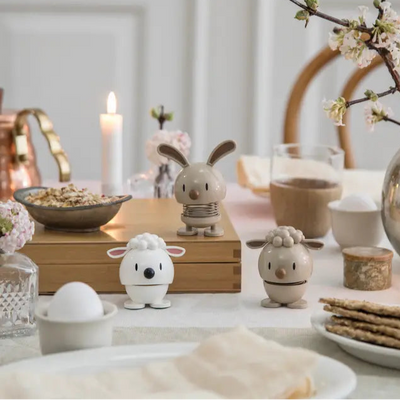 Hoptimist Bunny in Latte