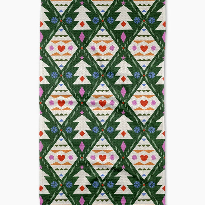 Nordic Christmas Tea Towel