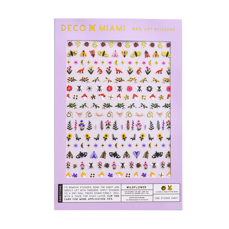 Nail Art Stickers, Wildflower