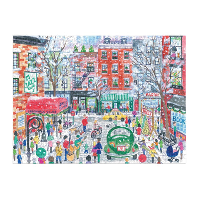 1,000 Piece Puzzle: Michael Storrings Christmas in Greenwich Village